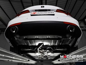 Alfa Romeo Giulia Performance Exhaust - 2.0L - Ragazzon - Axle Back - Muffled - w/ Carbon Fiber Tips